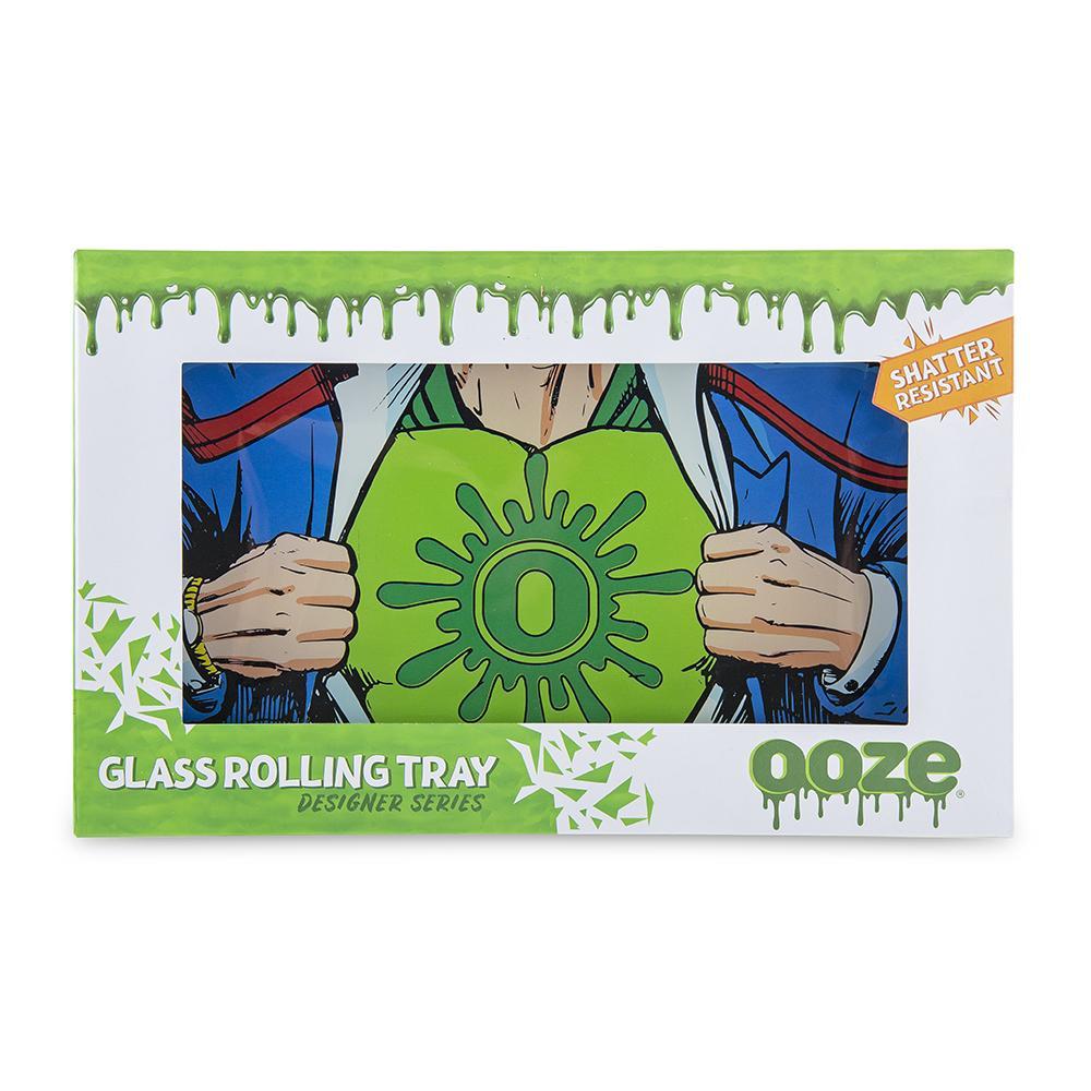 Ooze Rolling Tray - Shatter Resistant Glass - Captain O