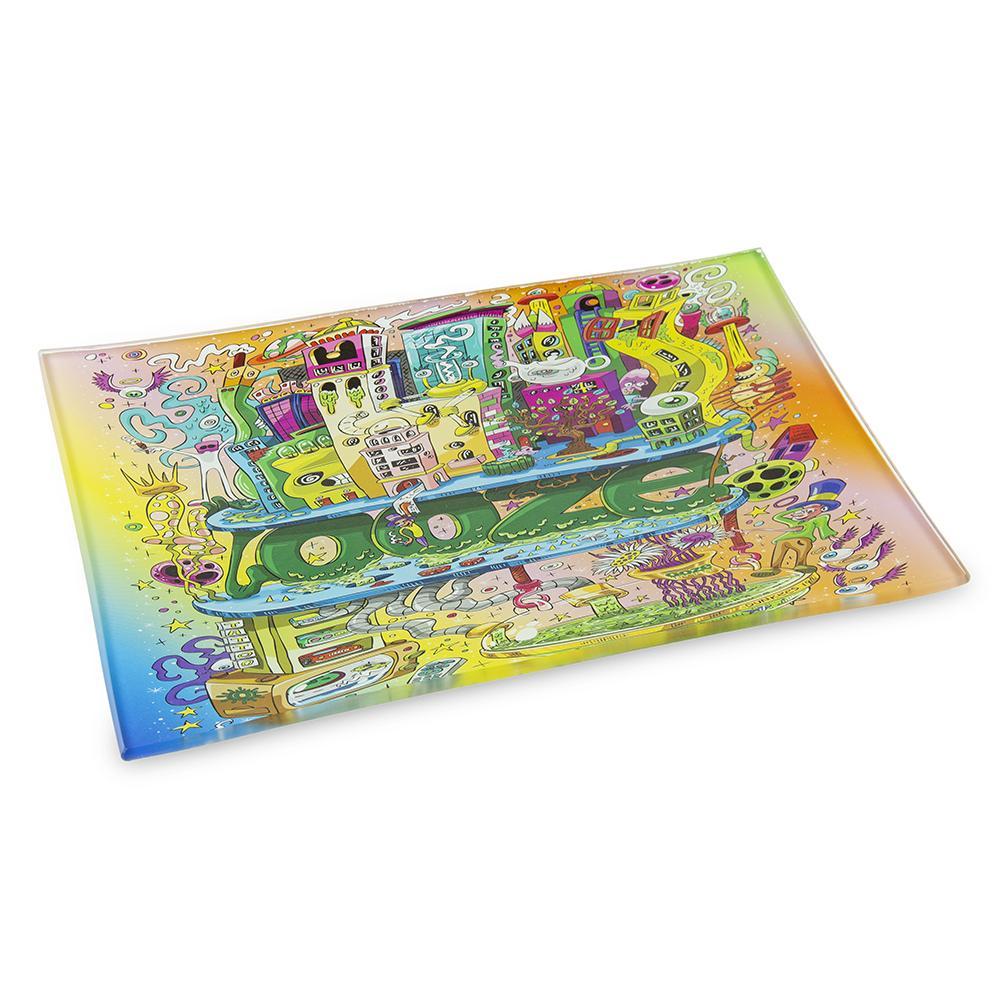 Ooze Rolling Tray - Shatter Resistant Glass - Oozeville
