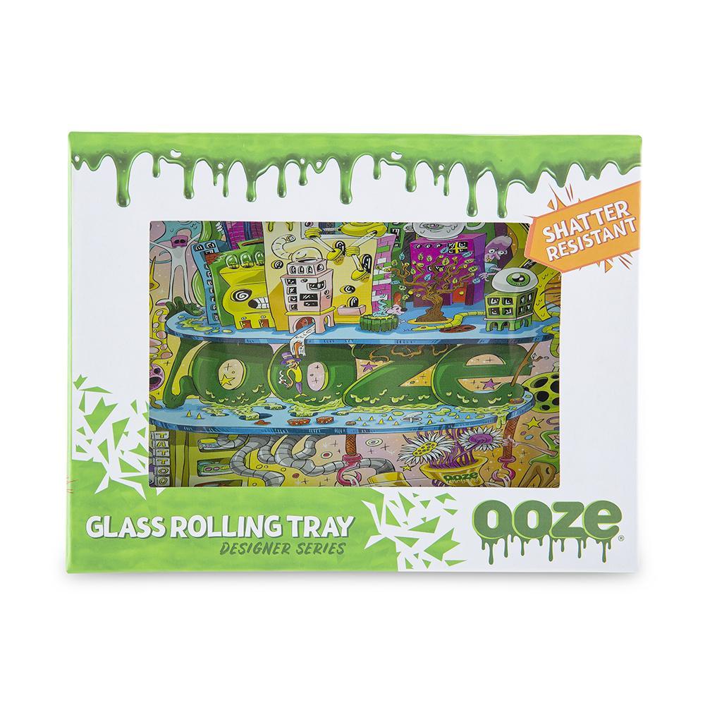 Ooze Rolling Tray - Shatter Resistant Glass - Oozeville