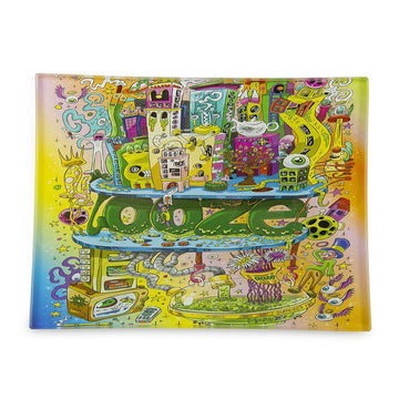 Ooze Rolling Tray - Shatter Resistant Glass - Oozeville