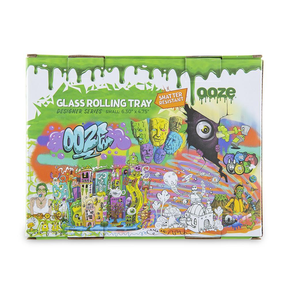 Ooze Rolling Tray - Shatter Resistant Glass - Oozeville
