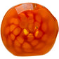 Calibear Glass Honeycomb Hand Pipe - Amber Borosilicate Glass Spoon Pipe