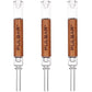 3CT BUNDLE - Pulsar Quartz & Wood Deco Dab Straw - 5.75"