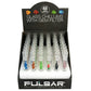 48PC DISPLAY - Pulsar Glass Chillums w/ Gem Filter- 4"/Asst