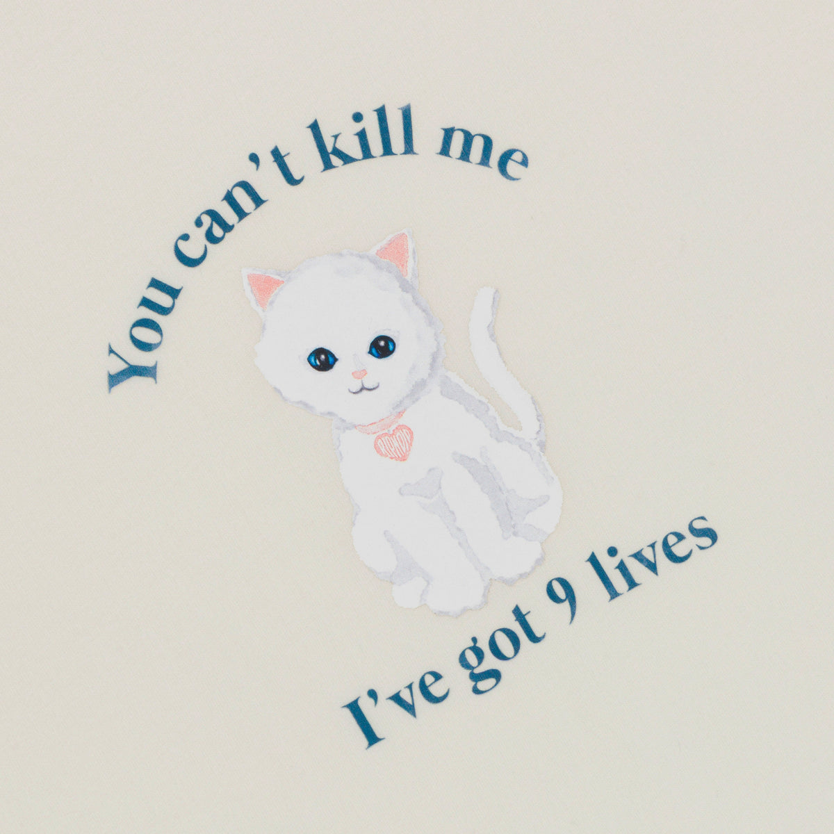 9 Lives Tee (Bone)