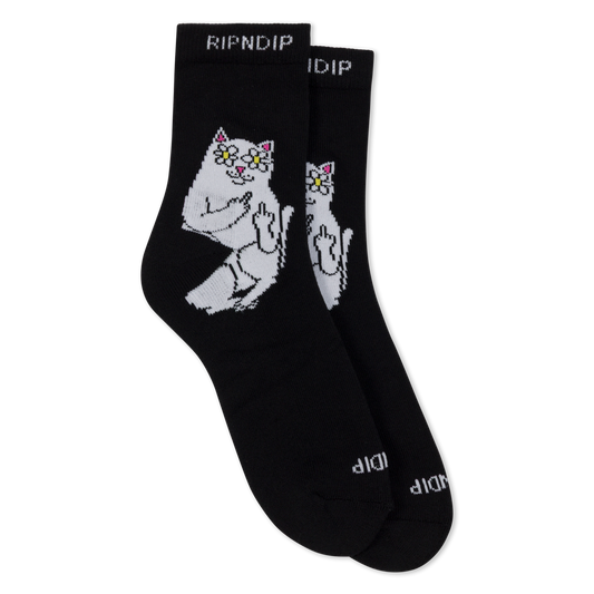 Lord Blossom Mid Socks (Black)