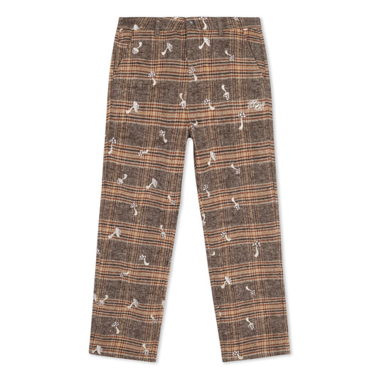 Euphoria Pants (Brown Plaid)