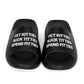 Pet Kitties Cloud Slides (Black)