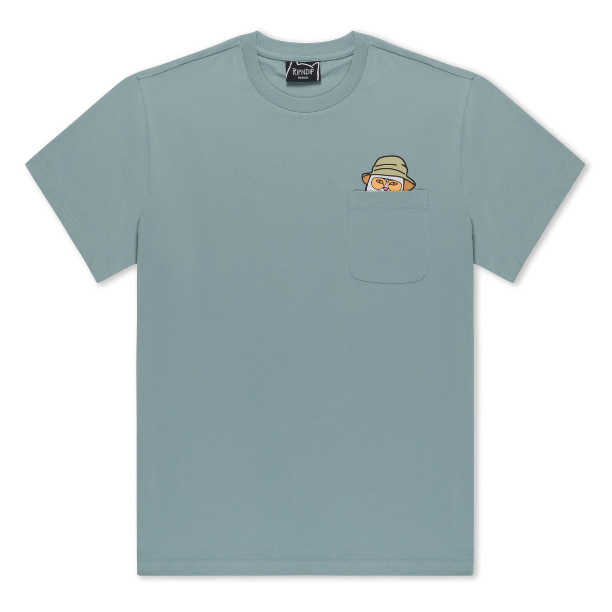 Nermal S Thompson Pocket Tee (Silver Blue)