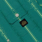 Melted Striped Button Up (Teal)
