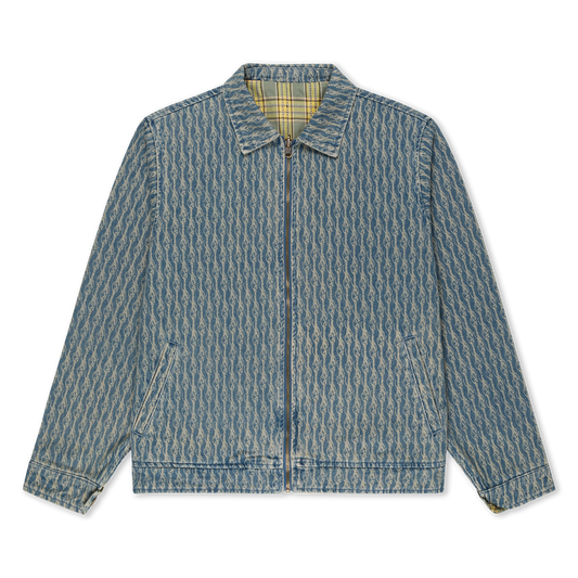 Western Roads Reversible Work Jacket (Medium Wash)