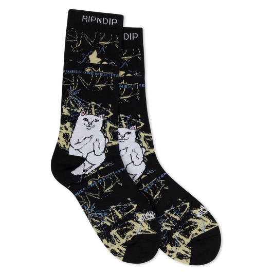 Lord Nermal Madness Socks (Black)