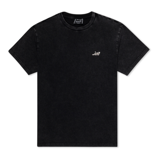 Castanza Short Sleeve Tee (Black Vintage Wash)