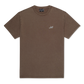 Castanza Short Sleeve Tee (Brown Vintage Wash)