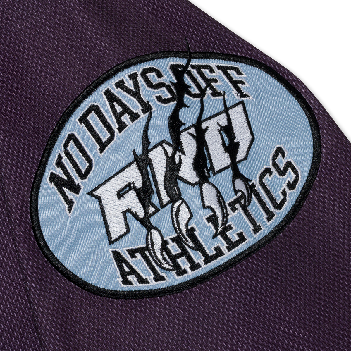 No Days Off Hockey Jersey  (Plum)