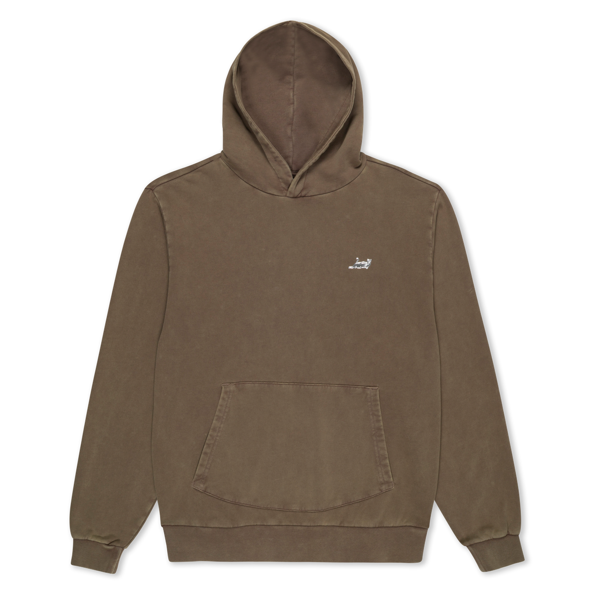 Castanza Hoodie (Brown Vintage Wash)