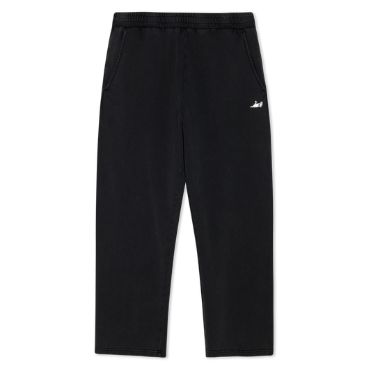 Castanza Straight Leg Sweatpants (Black Vintage Wash)