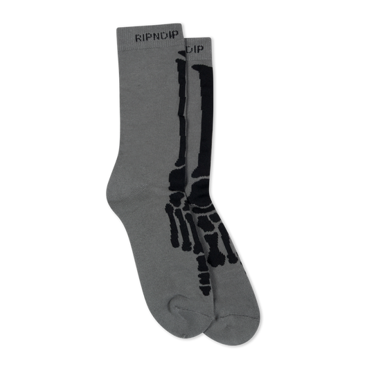 Skelly Nerm Socks (Charcoal)