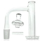 AFM Milky Way Quartz Dab Banger Set, 20mm Flat-Top Premium Quartz Nail Kit with Tower Spinner & Spaceship Cap
