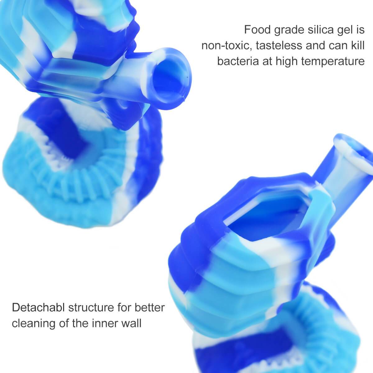 Silicone Seahorse Bubbler Pipe