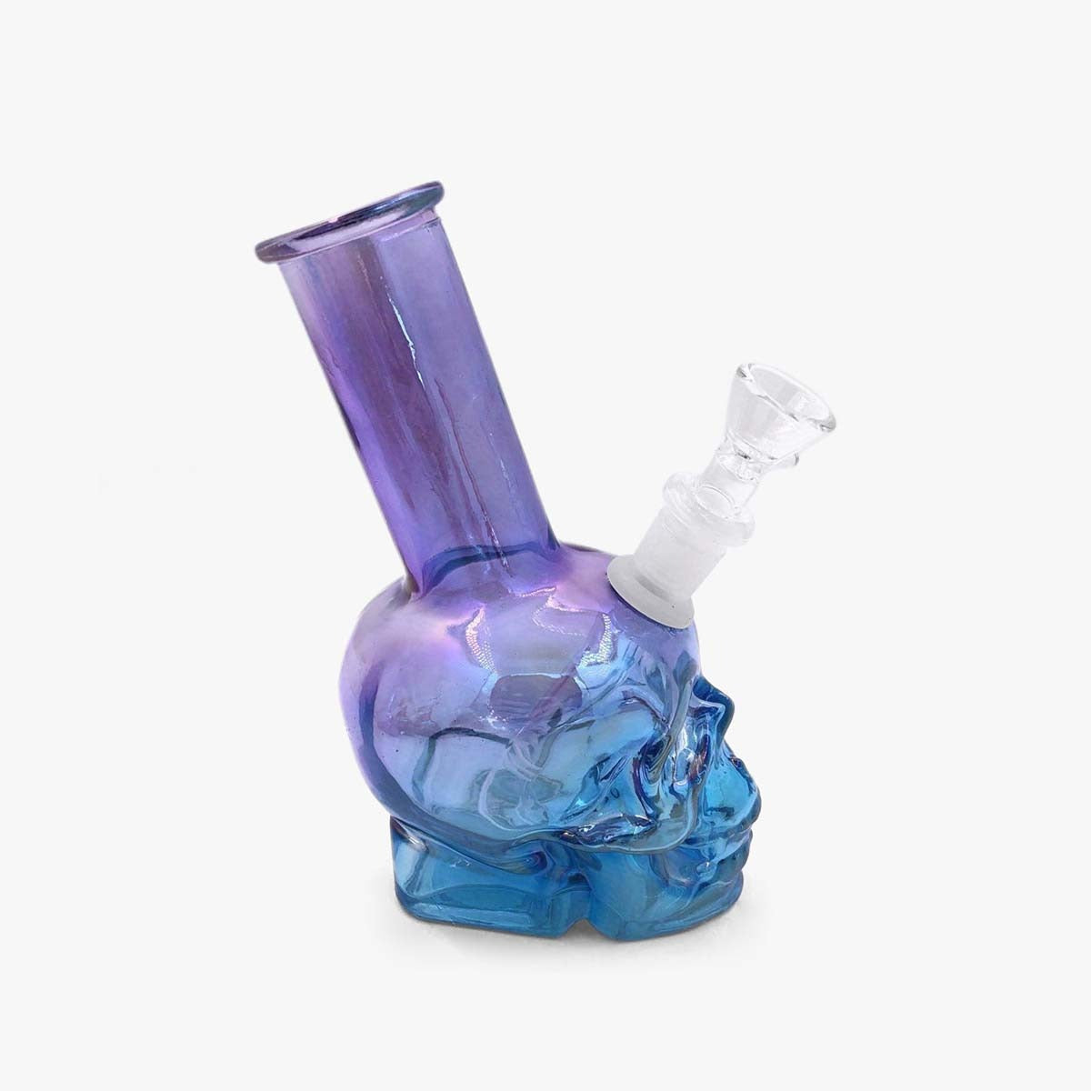 Iridescent Skull Water Bong
