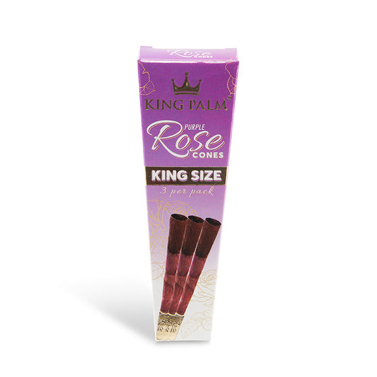 King Palm King Size 3pk Rose Cones - Purple Rose