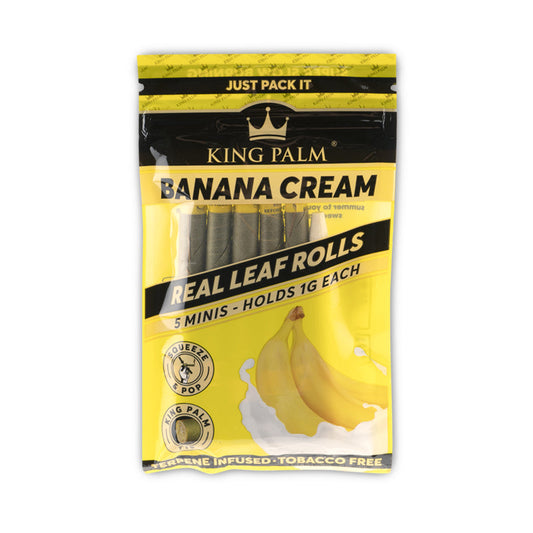 King Palm Mini Cones - 5pk - Banana Cream
