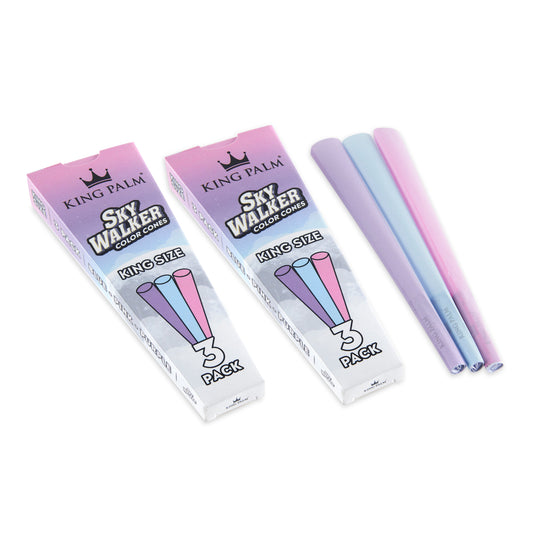 King Palm King Size Skywalker Cones - 2 Packs of 3