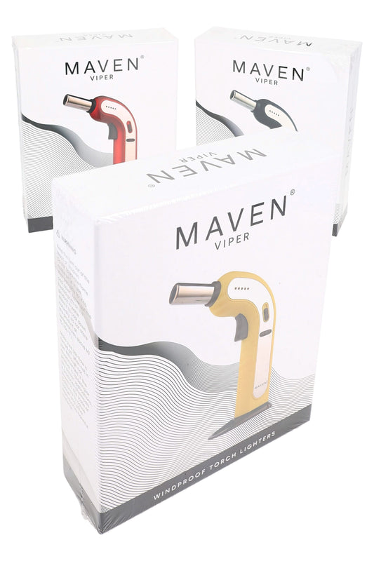 (Assorted Colors) Maven Viper Torch Lighter – 8″