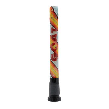 5" Lucky Goat swirly 12 hole Reversal Downstem - Yellow