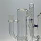 TAG - 8.25" Super Slit Gridded Triple Inline Ash Catcher w/ Recycling E.C. 50x5MM (18MM Male to 18MM Female)