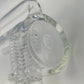 TAG - 8.25" Super Slit Gridded Triple Inline Ash Catcher w/ Recycling E.C. 50x5MM (18MM Male to 18MM Female)