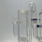 TAG - 8.25" Super Slit Gridded Triple Inline Ash Catcher w/ Recycling E.C. 50x5MM (18MM Male to 18MM Female)