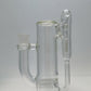 TAG - 8.25" Super Slit Gridded Triple Inline Ash Catcher w/ Recycling E.C. 50x5MM (18MM Male to 18MM Female)