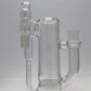 TAG - 8.25" Super Slit Gridded Triple Inline Ash Catcher w/ Recycling E.C. 50x5MM (18MM Male to 18MM Female)