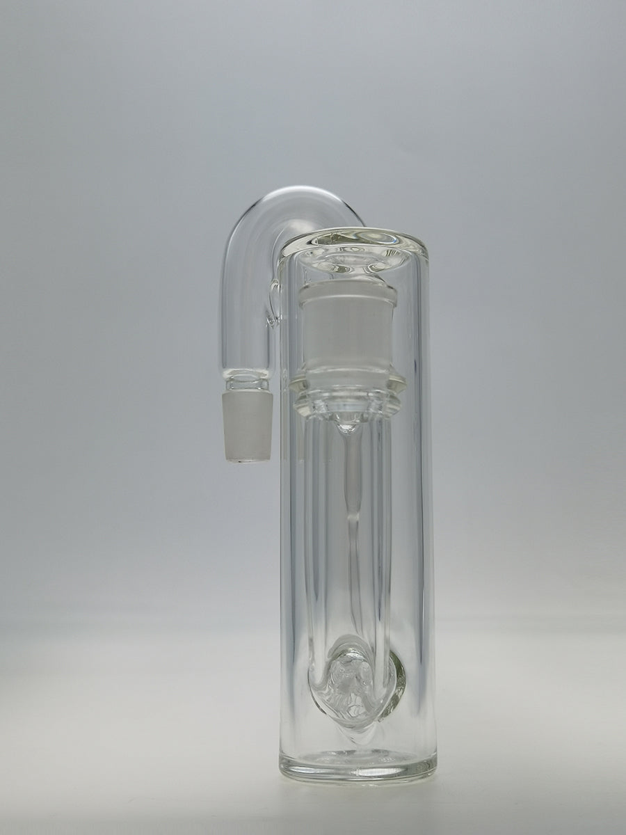 TAG - 8.25" Super Slit Gridded Triple Inline Ash Catcher w/ Recycling E.C. 50x5MM (18MM Male to 18MM Female)