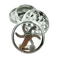 AFM Sir Shredalot Crank Top 4-Piece Metal Herb Grinder, 63 mm Aluminum Grinder