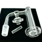 AFM Milky Way Quartz Dab Banger Set, 20mm Flat-Top Premium Quartz Nail Kit with Tower Spinner & Spaceship Cap