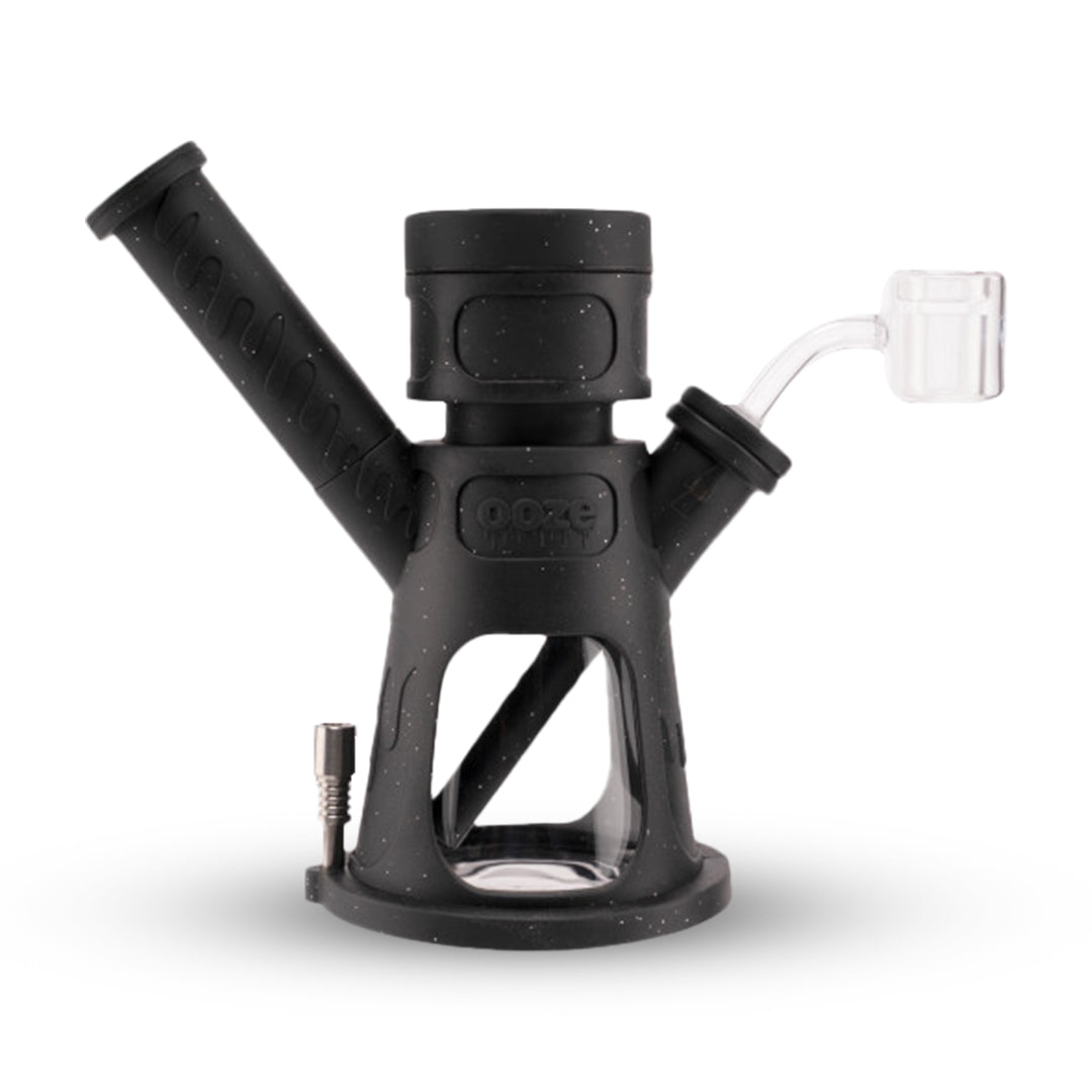 Ooze Hyborg Silicone Glass 4-in-1 Hybrid Water Pipe and Nectar Collector