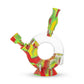 Ooze Ozone Silicone Water Pipe & Nectar Collector - Rasta