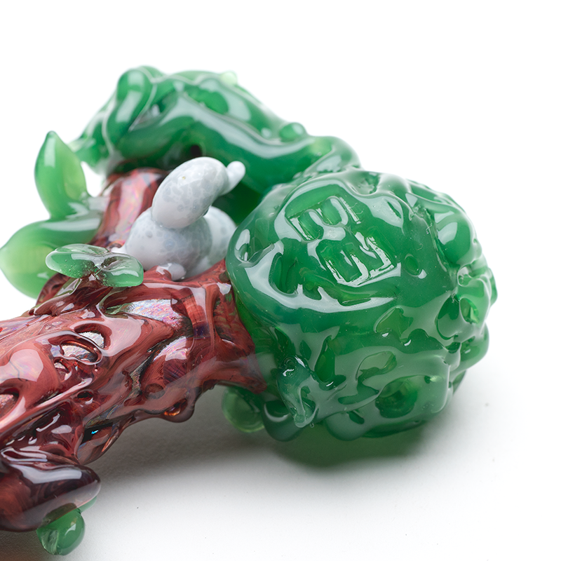 Empire Glassworks “Squirrel’s Nest” Glass Hand Pipe – 4″ – US-Made