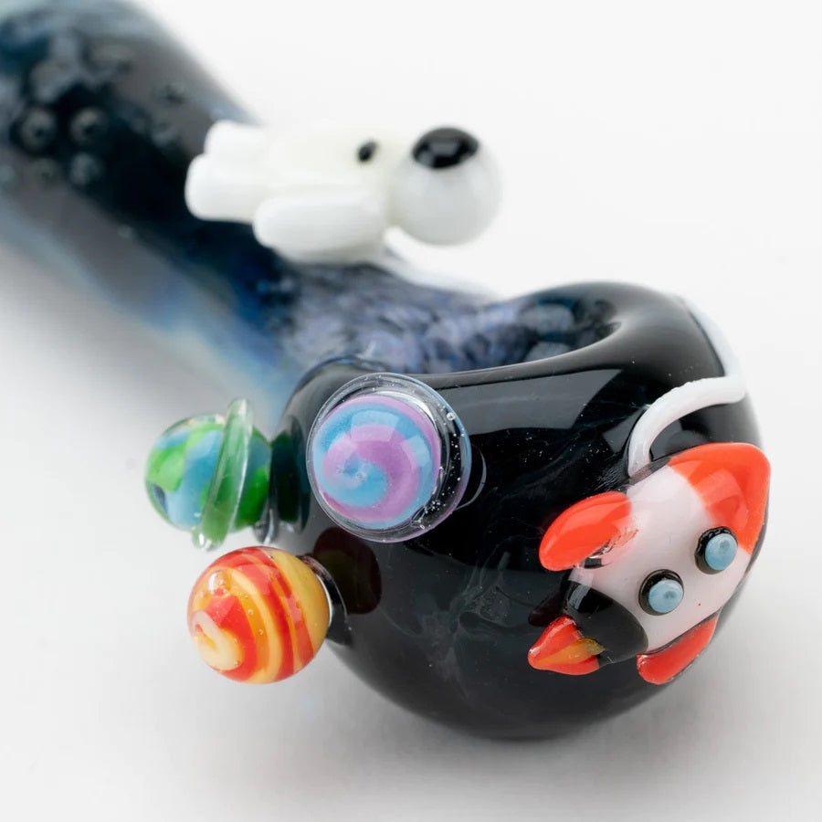 Empire Glassworks “Galactic” Glass Hand Pipe – 4½″ – US-Made