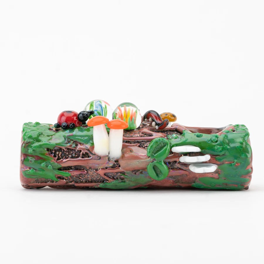Empire Glassworks “Mossy Log” Glass Hand Pipe – 4″ – US-Made