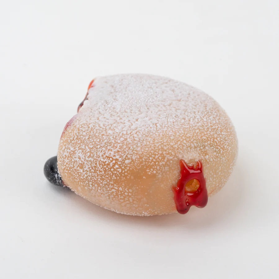 Empire Glassworks Glass Donut Hand Pipe “Jelly Jammer” – US-Made