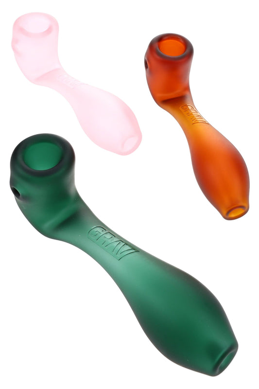 GRAV Sandblasted Classic Sherlock Hand Pipe – 5½″
