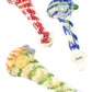 Swirl Striped Color-Changing Glass Hand Pipe “Twist & Tint” – 4″ – Assorted Colors