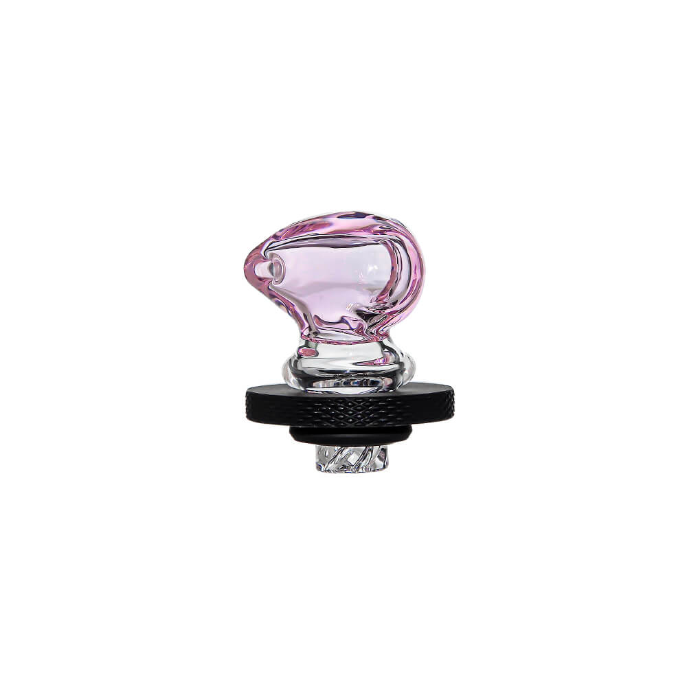Pink Heart Whisper Spinning Carb Cap For Switch 2 & Fits OD 20MM Banger