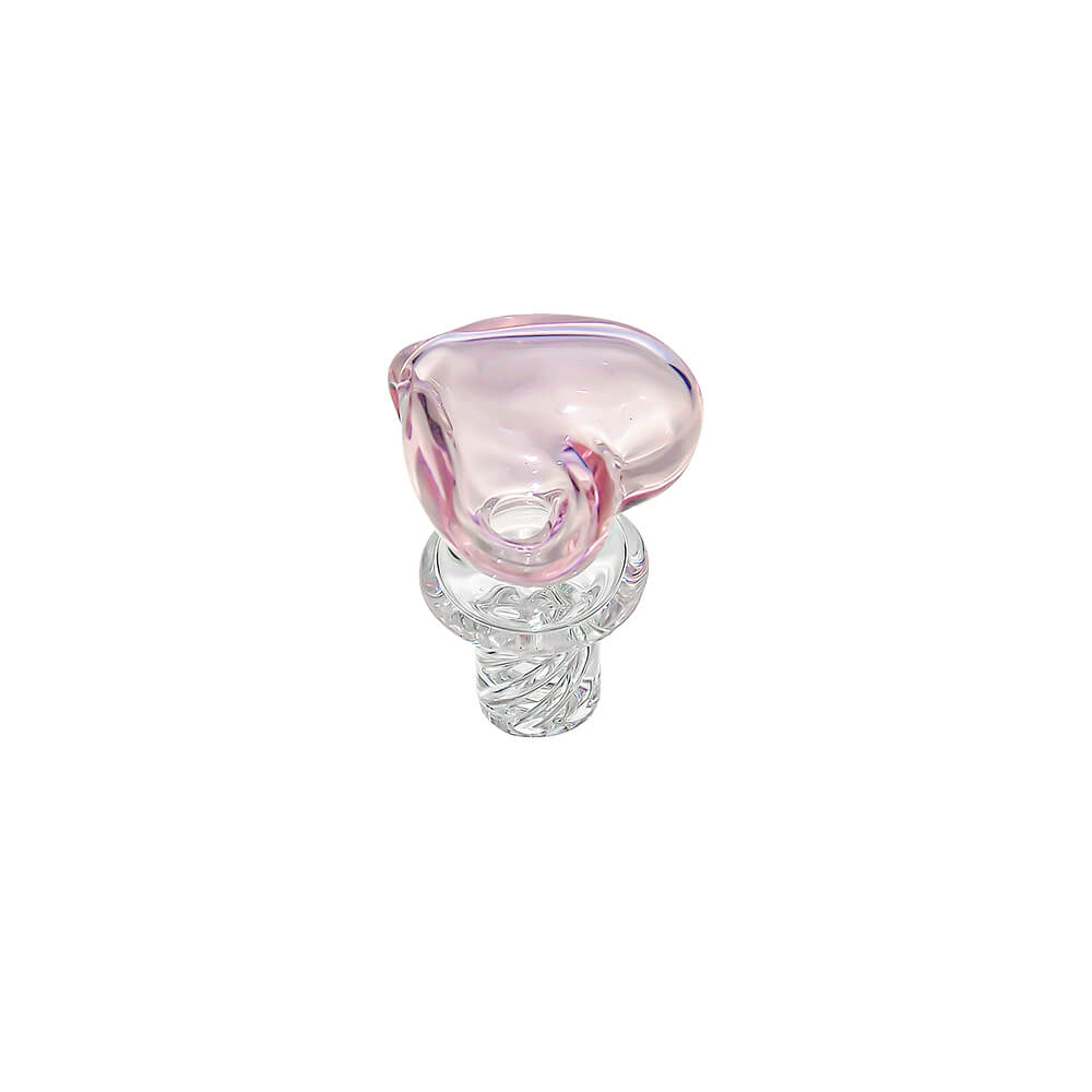 Pink Heart Whisper Spinning Carb Cap For Switch 2 & Fits OD 20MM Banger