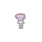 Pink Heart Whisper Spinning Carb Cap For Switch 2 & Fits OD 20MM Banger