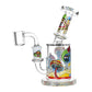 Fungi Eyes, They're Watching You Glow In The Dark Glass Dab Rig - 6" / 14mm F